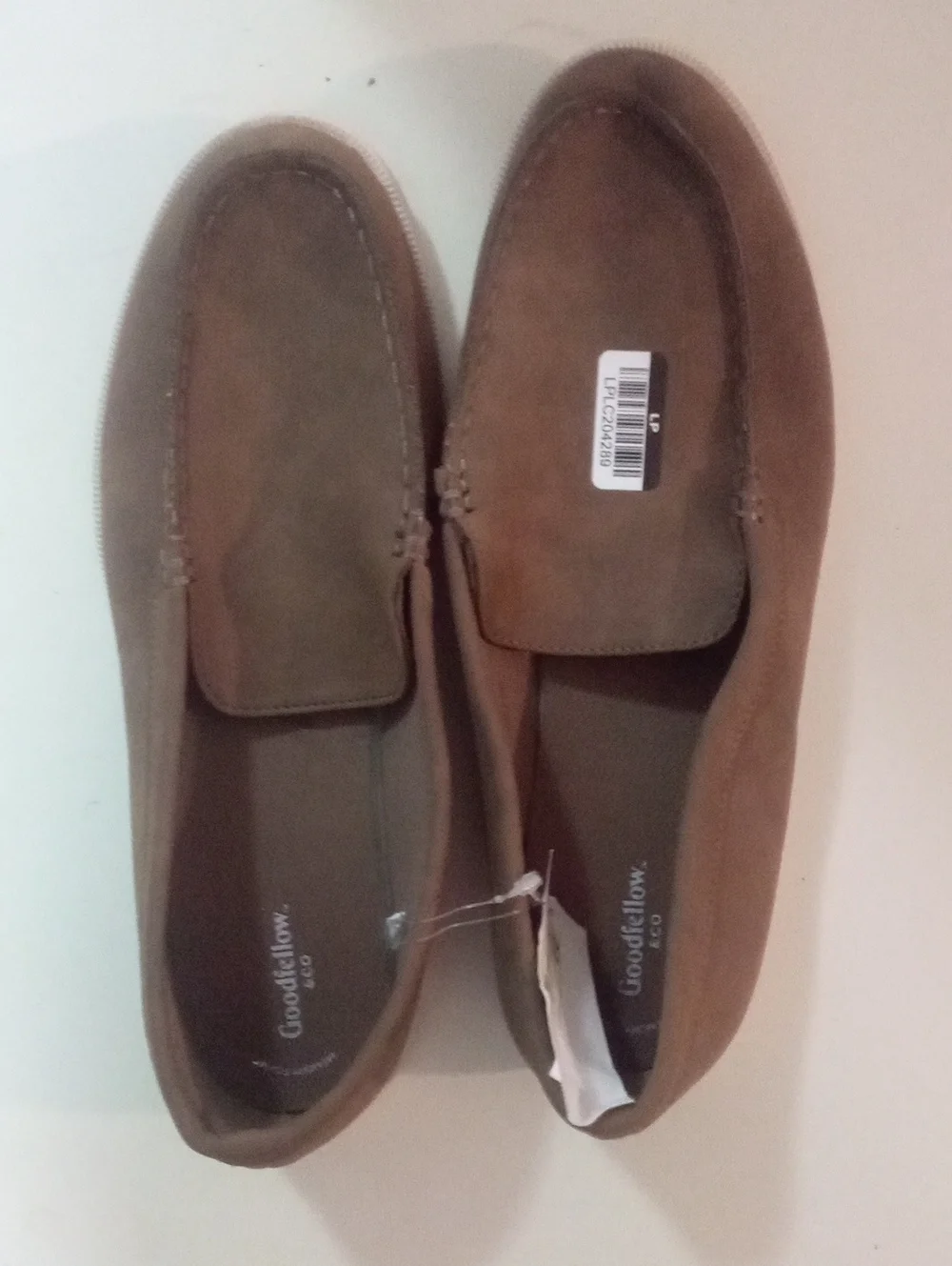 Goodfellow & Co Men's Tan Suede Alfred  Slip-On Loafers NWT $40 Memory Foam